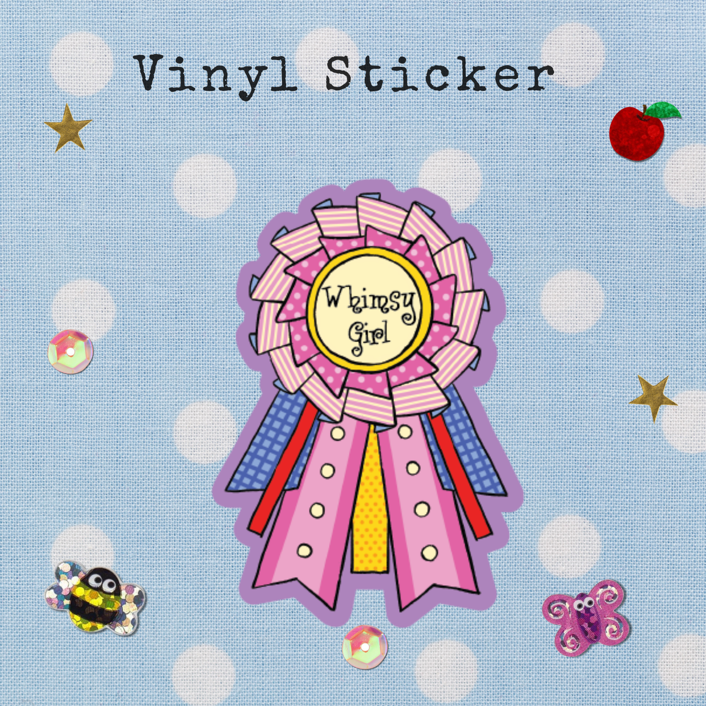 Rosette Vinyl Sticker