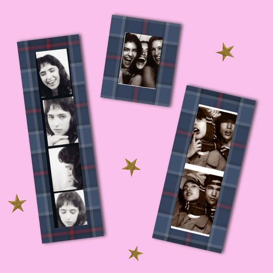 NAVY FLANNEL Magnet Frame