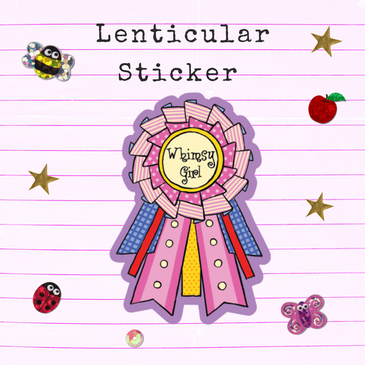 Rosette Lenticular Sticker
