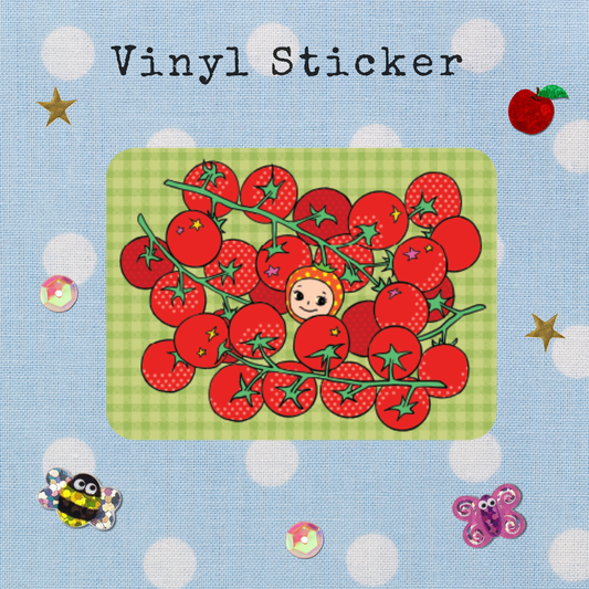 Tomato Angel Vinyl Sticker