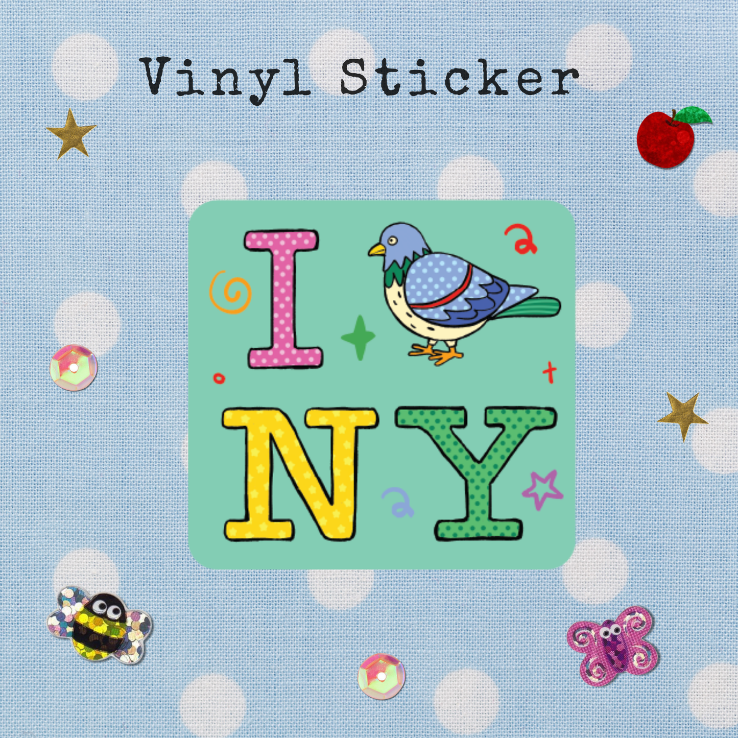 NY Vinyl Sticker