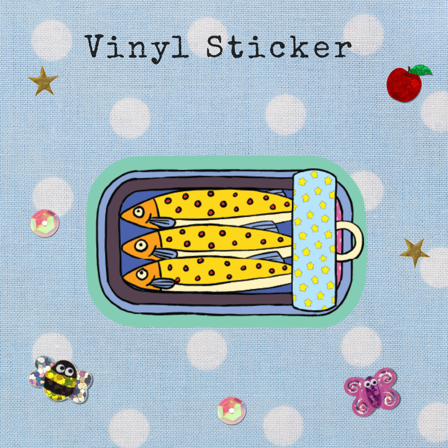 Sardine Vinyl Sticker