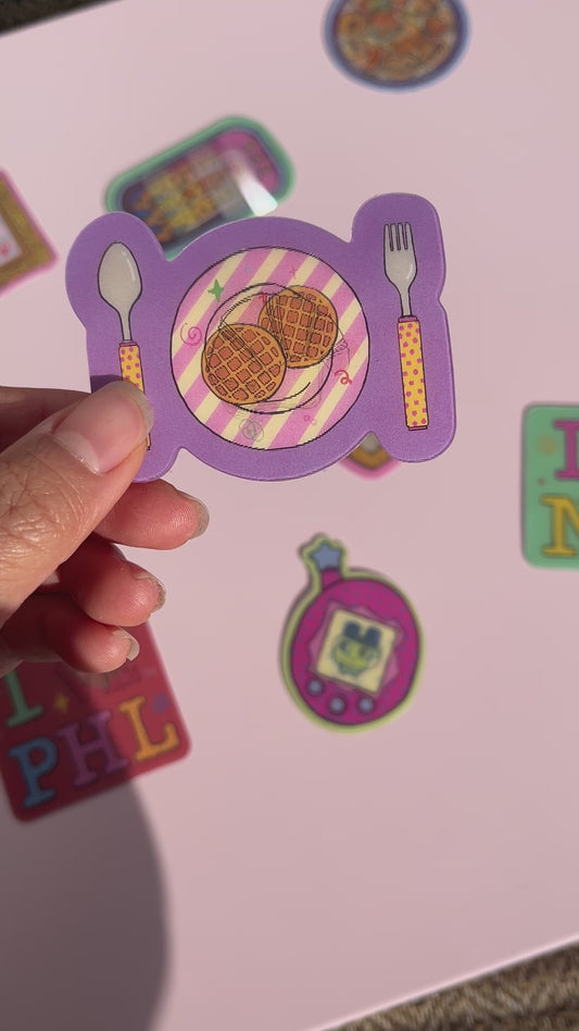 Plate Lenticular Sticker